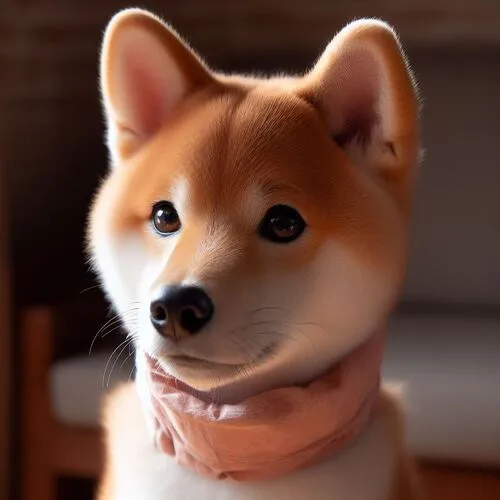 Shiba Inu rascándose intensamente debido a una reacción alérgica