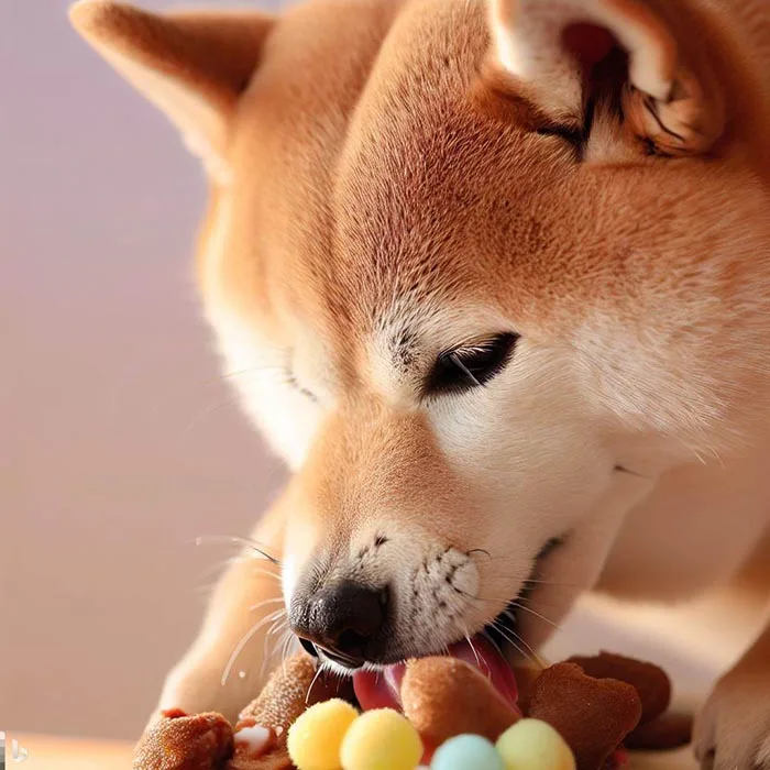 Golosinas y snacks comerciales para Shiba Inu