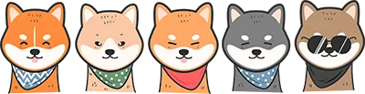 Los cuatro colores del Shiba Inu: rojo, negro y fuego, sésamo y crema
