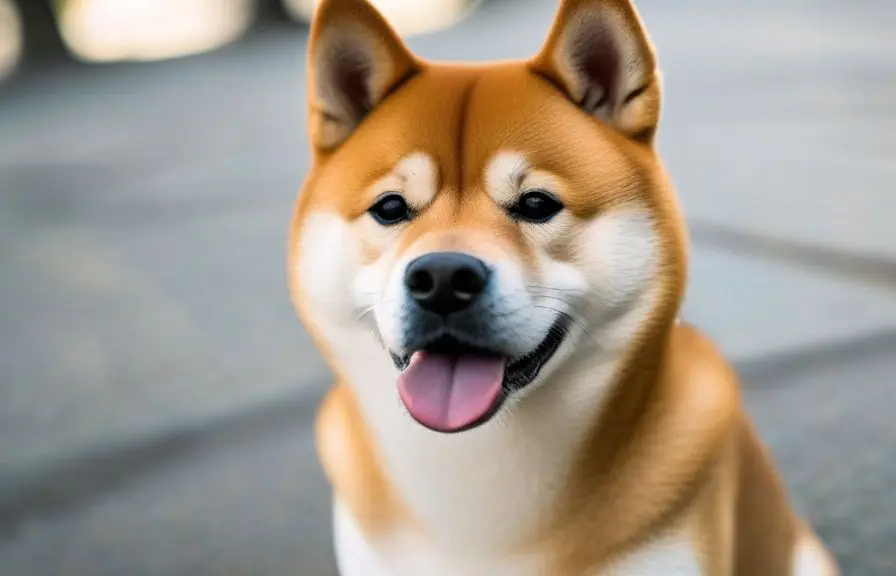 Shiba Inu con expresión de inteligencia