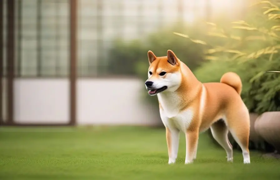 Shiba Inu sano ilustrando problemas frecuentes