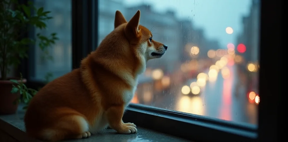 Shiba Inu con actitud felina, mostrando su independencia y carácter reservado